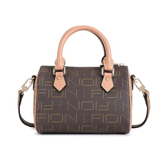 FION Trendy Leather Crossbody Bag Lightweight Satchel - Picture 1 of 9